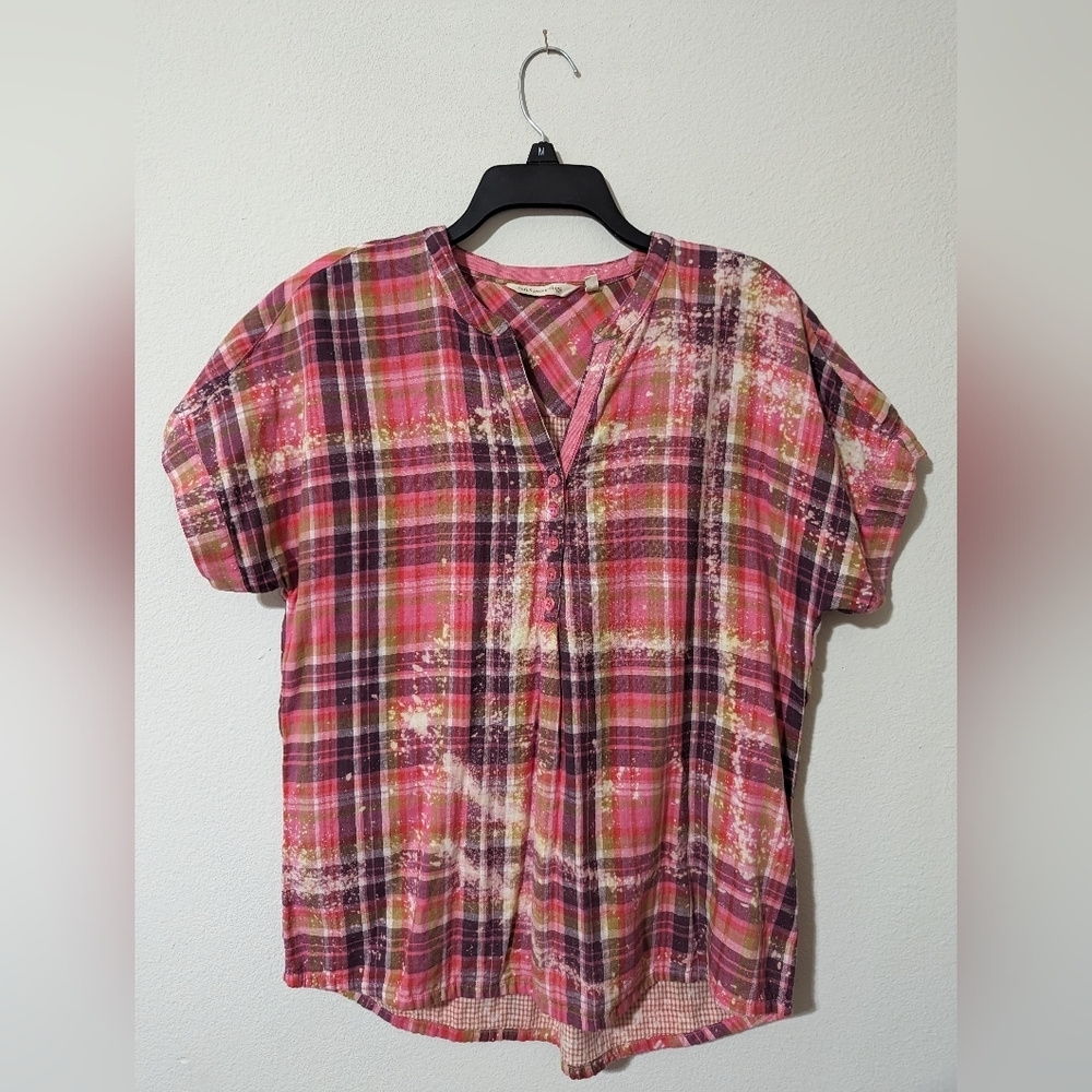 Soft Surroundings Women's Patchwork Short Sleeves… - image 4